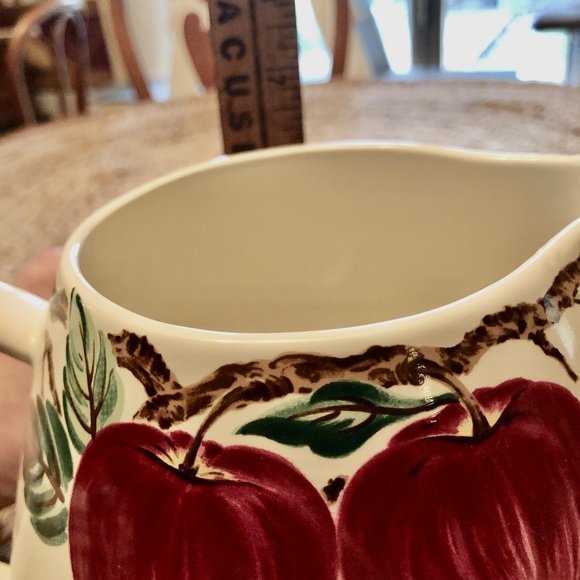 🍎 SALE Large 64oz Pitcher, NANCY CALHOUN Bella Roma Cafe Classico - Picture 7 of 9